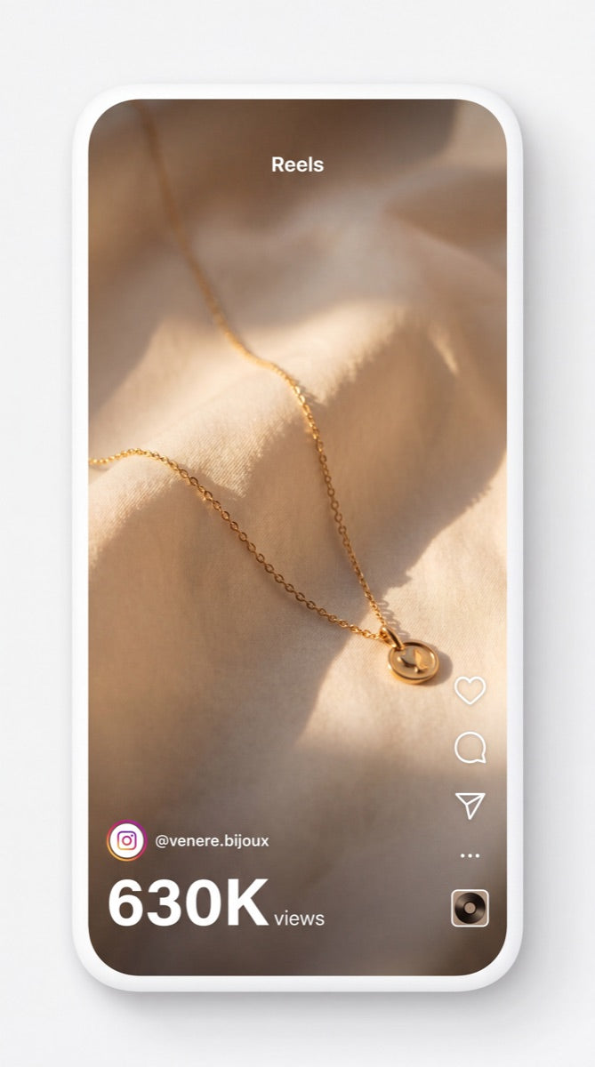 Capture Instagram Reels marque cliente — 630K vues